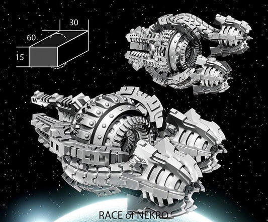 Nekro Flagship - Twilight Imperium | Fleetscale | Starfinder | Billion Suns | Starmada | Firefly | Terra Conflict