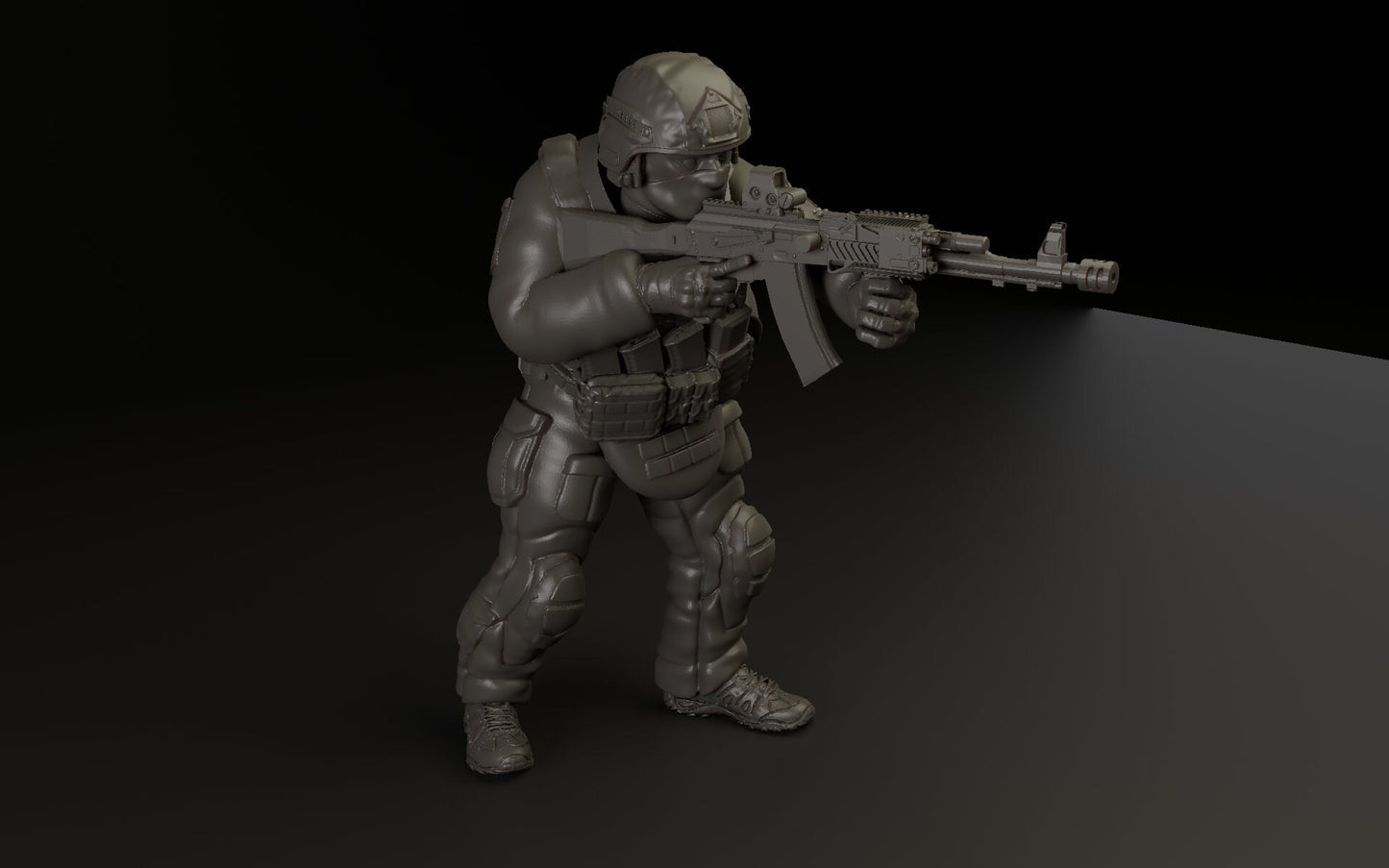 6pc Russian PMC - 28mm Scale Resin Military Miniature | Zona Alfa | Spectre Ops Mini