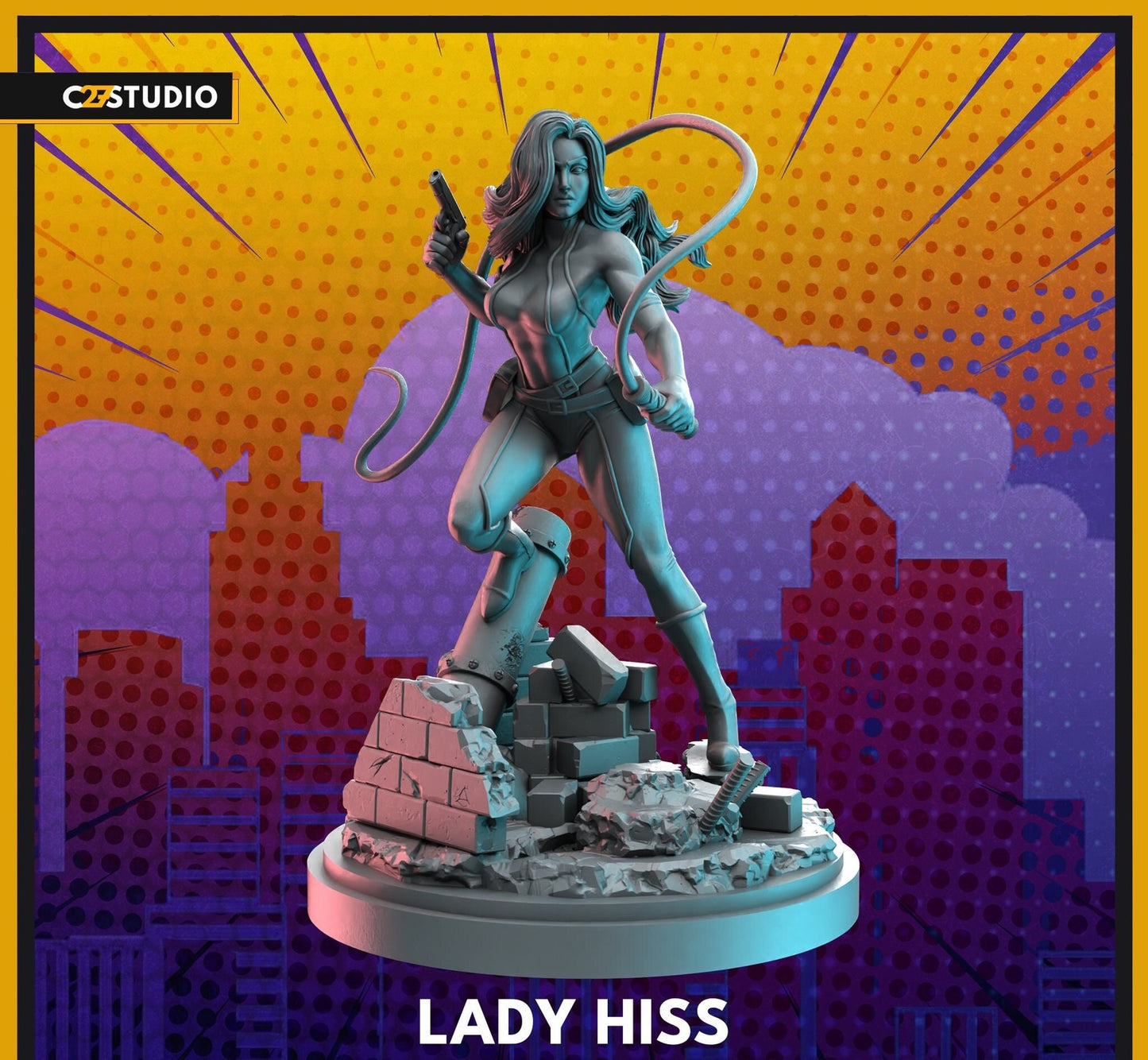 Lady Hiss - 32mm - 40mm Mini | Crisis Protocol Proxy | C27