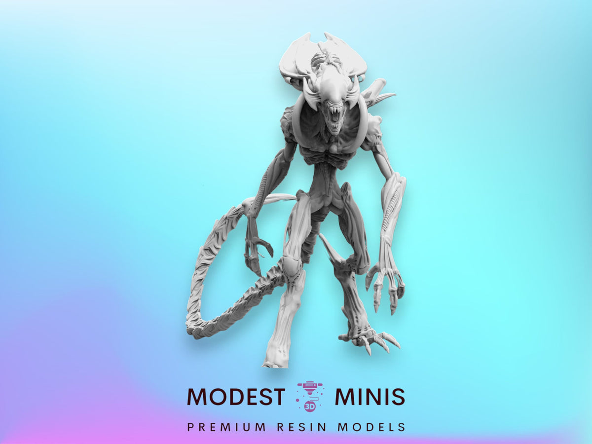Royal Myrmidon A - 32mm Scale Alien Miniature | RPG | Sci fi | Cyberpunk | Role Playing | DnD | Papsikel