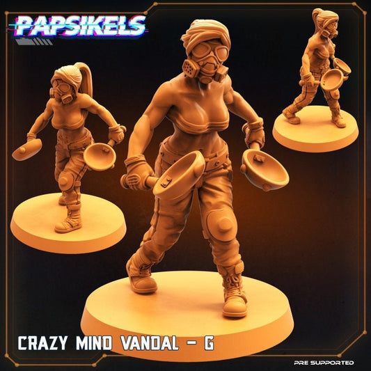 Crazy Mind Vandal G - Resin Scale Alien Miniature  | Cyberpunk | Papsikels