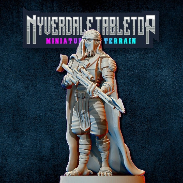 Nomad Warlord - 28mm - 40mm Scale | DnD | Star Wars Fan Art