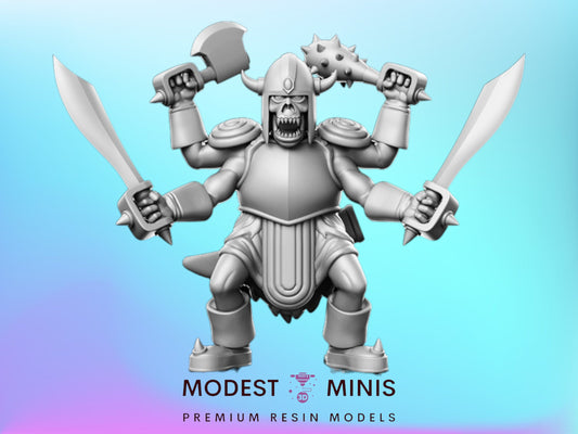 DQ 4armdemon - 32mm Scale DnD Miniature | Dungeons and Dragons | Classic JRPG Mini - RN Estudio