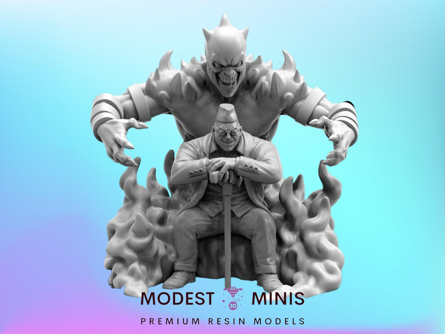 Shadowy Telepath Shadow King - 40mm  Miniature | Crisis Protocol Proxy | Trident