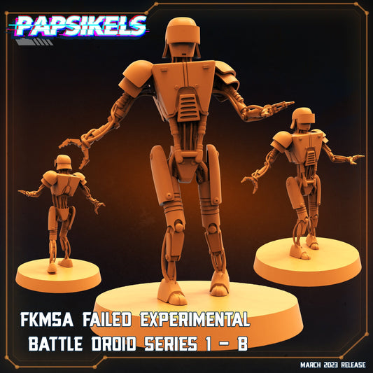 Failed Experimental Droid Series 1 B - 32mm Scale Miniature | RPG | Sci fi | Cyberpunk | Role Playing | Papsikel