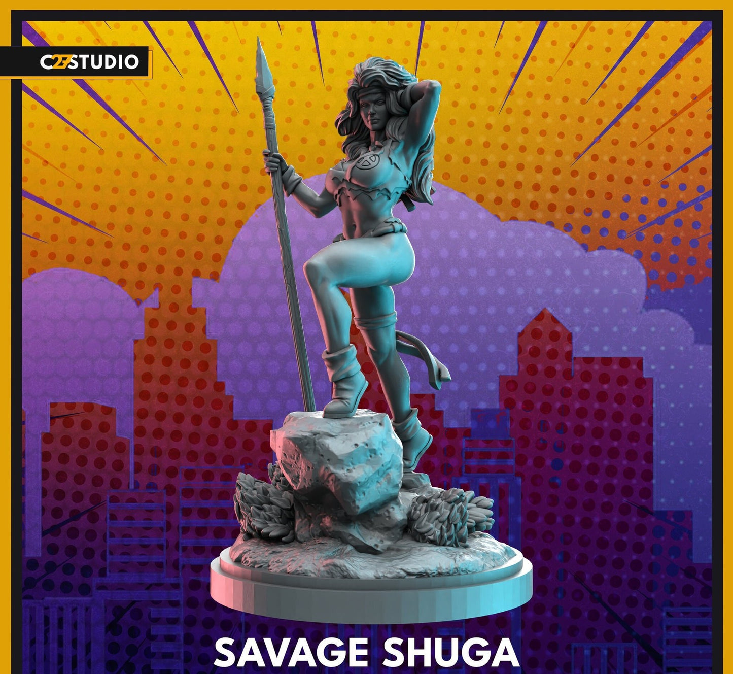 Savage Shuga - 32mm - 40mm Mini | Crisis Protocol Proxy | C27