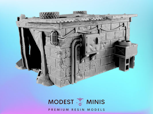 Radio Outpost | 28mm - 40mm Scale | Survivor Terrain | Fantasy Scatter | Sci Fi Terrain | EC3D Badlands