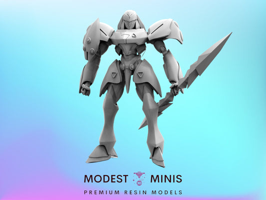 Hitech Dagger Man A - 32mm Scale Cyberpunk Miniature  | Papsikels