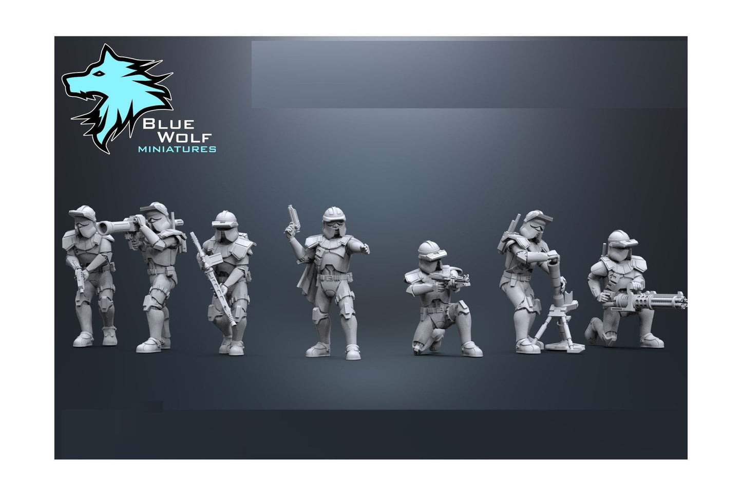 8pc ARF Specialists - 28mm - 40mm Scale | Star Wars Legion Mini