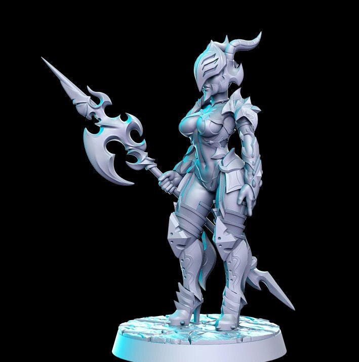 Dragonguard Trooper - 32mm Scale DnD Miniature | Dungeons and Dragons | JRPG Mini - RN Estudio