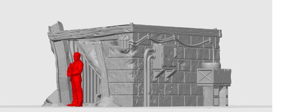 Radio Outpost | 28mm - 40mm Scale | Survivor Terrain | Fantasy Scatter | Sci Fi Terrain | EC3D Badlands