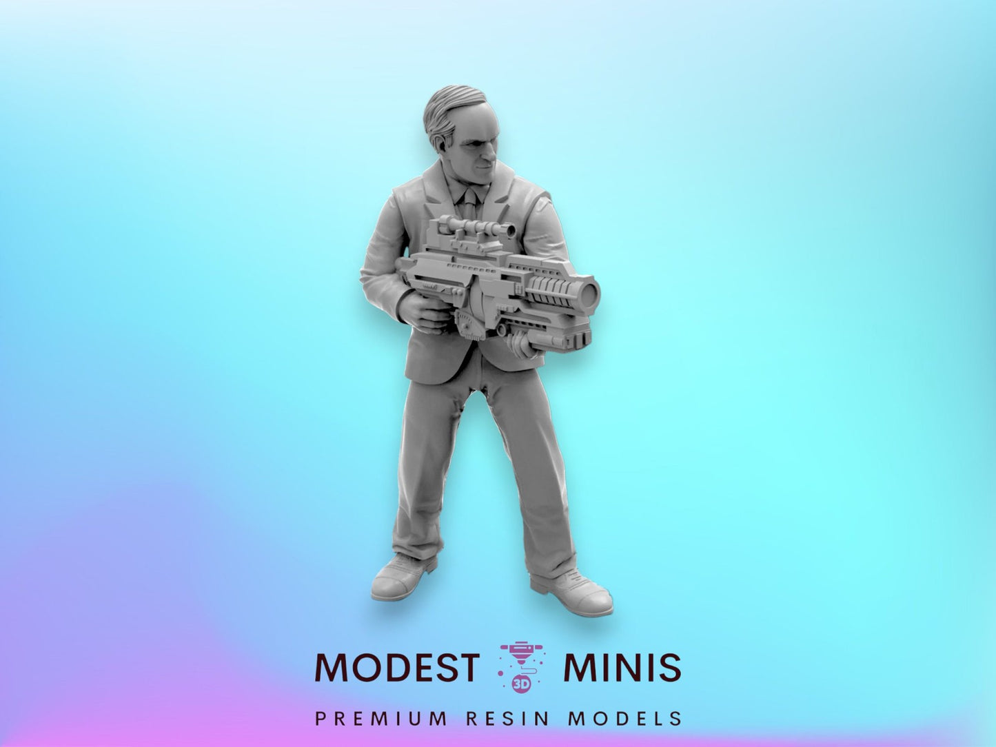 Agent B - 40mm  Miniature | Crisis Protocol Proxy | Trident