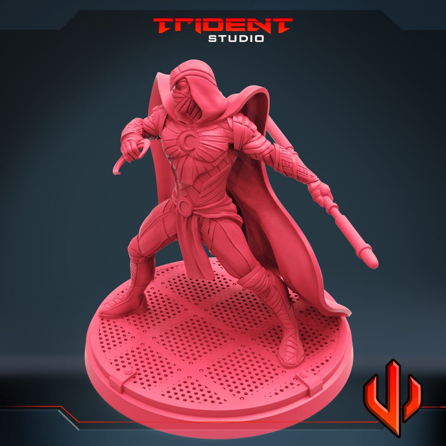 Bad Moon Rising A - 40mm  Miniature | Crisis Protocol Proxy | Trident