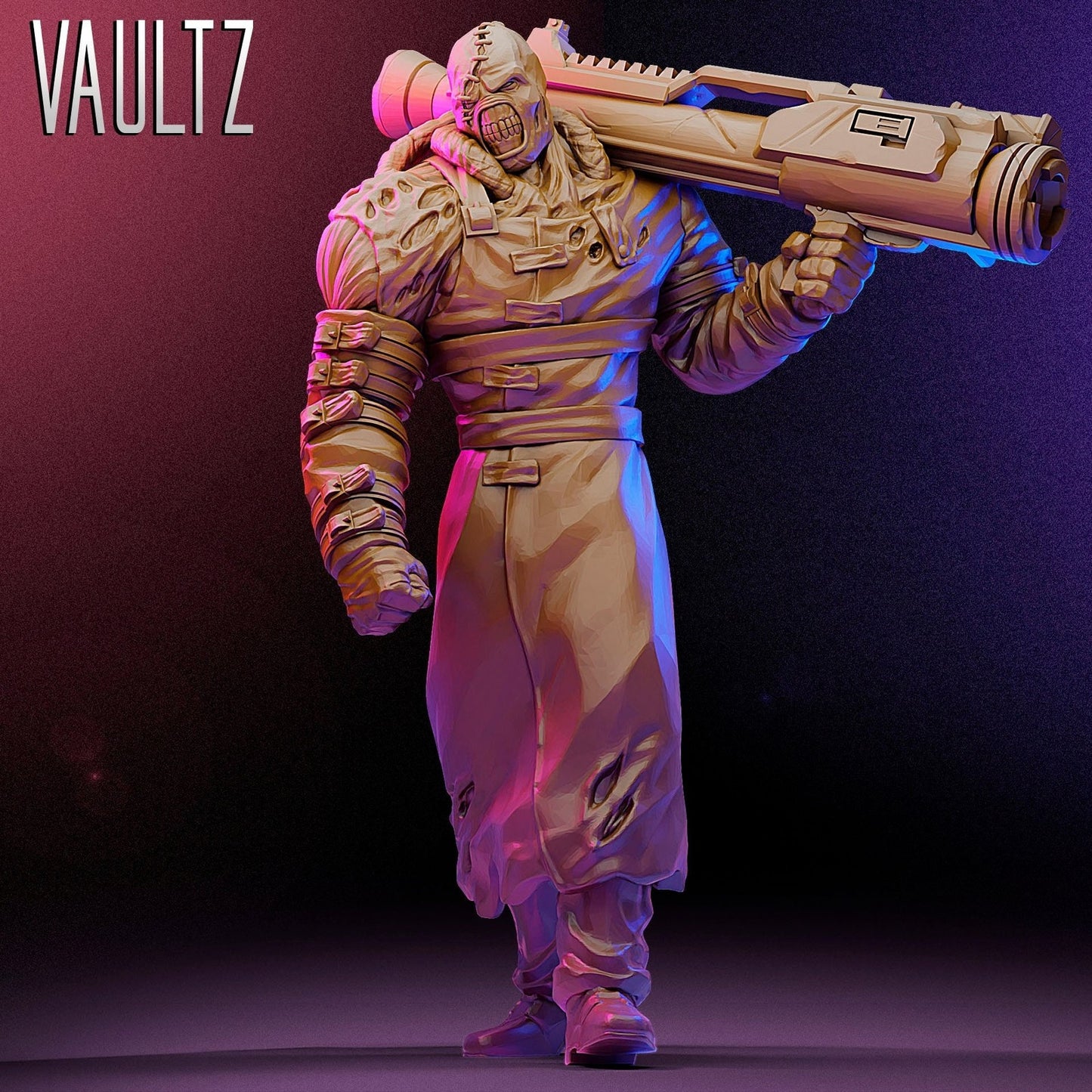 Zombie T-Type Abomination | 28mm - 100mm Scale Resin Mini | Zombicide | Vaultz