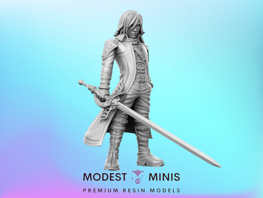 FF Crisis G - 32mm Scale DnD Miniature | Dungeons and Dragons | Classic JRPG Mini - RN Estudio