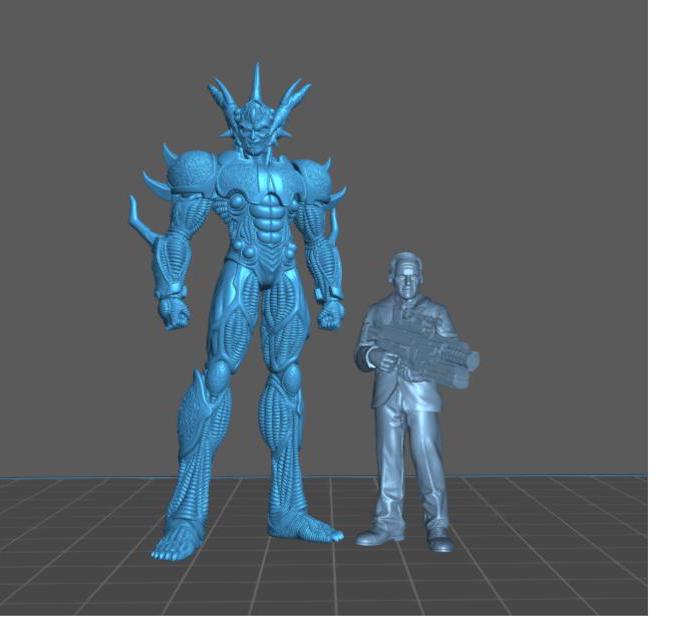 Papsilord Guyot 3 - 32mm Scale Cyberpunk Mini  | Papsikels