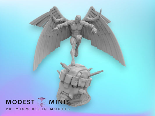 Blue Harpy A - 40mm  Miniature | Crisis Protocol Proxy | Trident