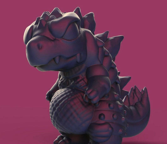 Chibi Big Lizard - 28mm - 54mm Scale