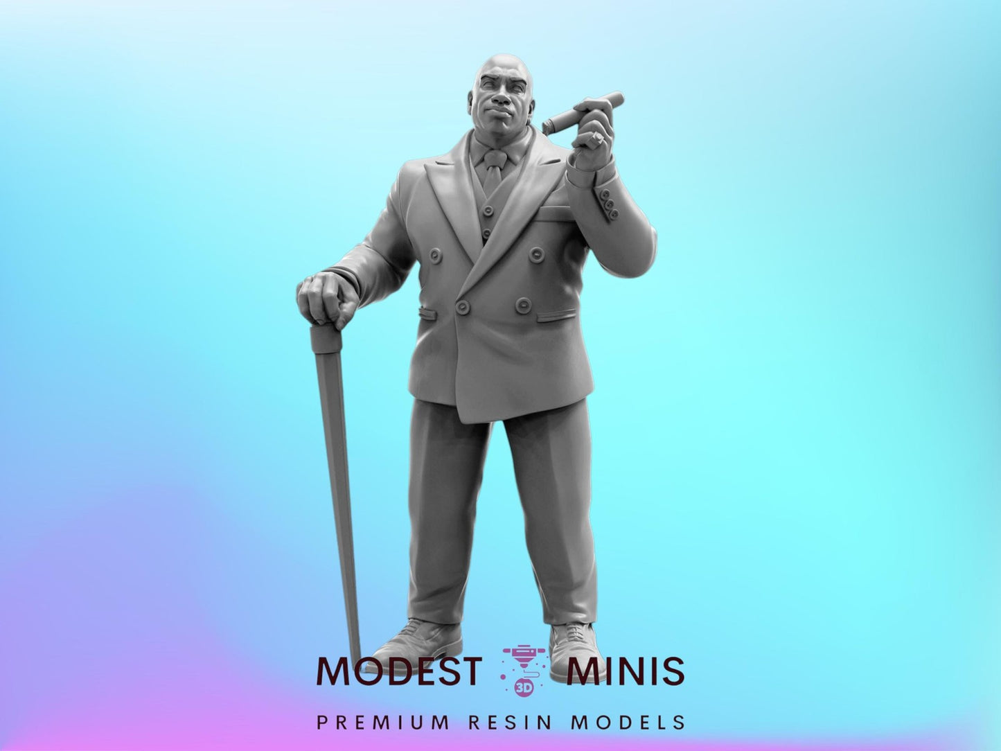 Fiske - 40mm  Miniature | Crisis Protocol Proxy | Trident