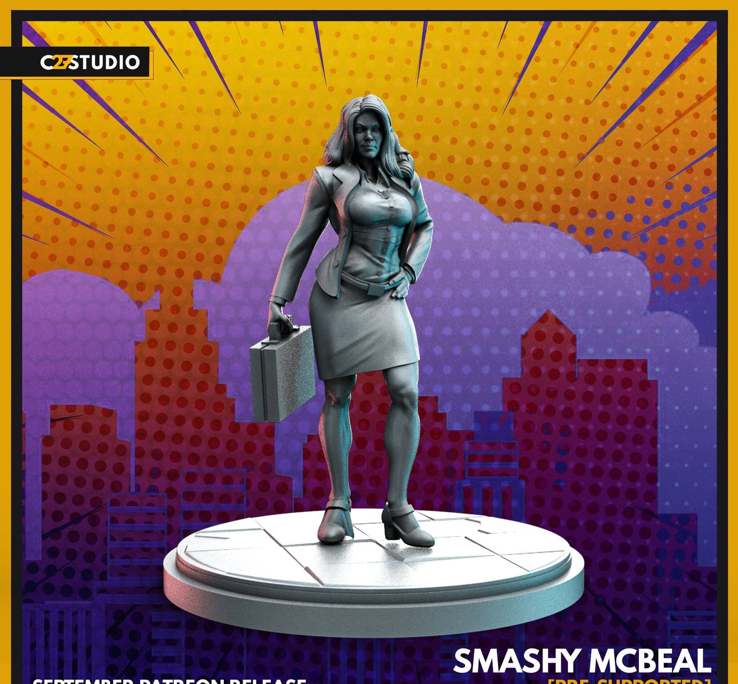 Smashy McBeal - 32mm - 40mm Mini | Crisis Protocol Proxy | C27