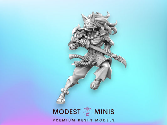 Oni Samurai Demon - 32mm Scale DnD Miniature | Dungeons and Dragons | JRPG Mini - RN Estudio