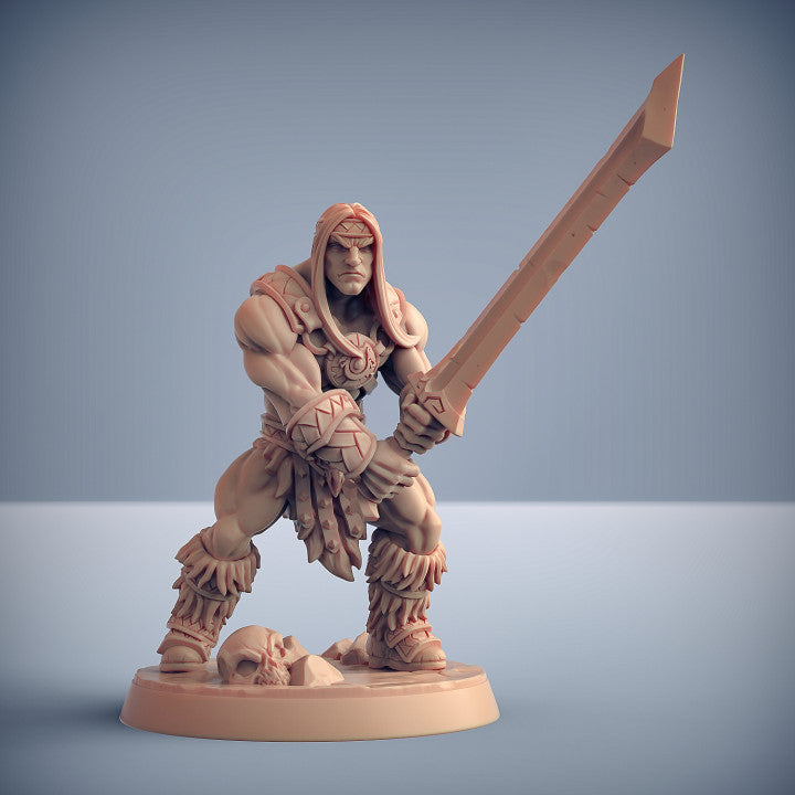 Dragonpeak Barbarians | 28mm - 75mm Scale Resin Minis | DnD | Frostgrave Artisan Guild
