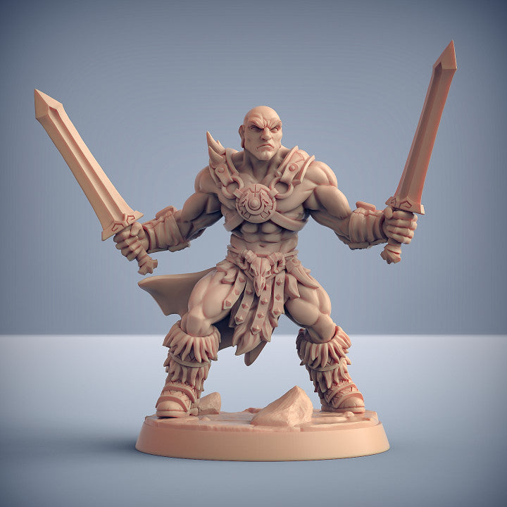 Dragonpeak Barbarians | 28mm - 75mm Scale Resin Minis | DnD | Frostgrave Artisan Guild