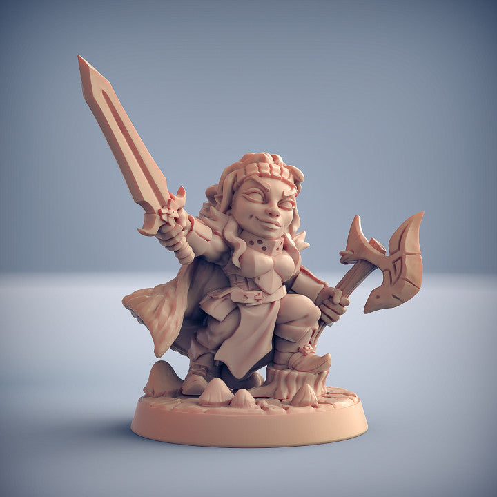 Beetroot Gnomes | 28mm - 75mm Scale Resin Minis | DnD | Artisan Guild