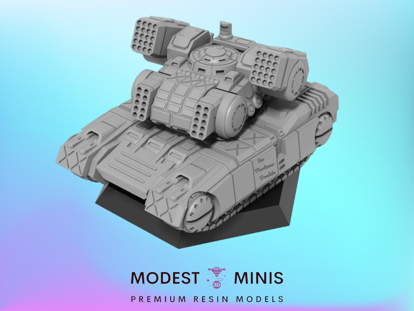 Ontosko LRM Tank | 1:265 | 6mm Battletech Scale | Mecha | Sir Mortimer