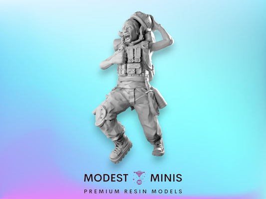 Survivor Austin | 28mm - 100mm Scale Resin Mini | Zombicide | Vaultz