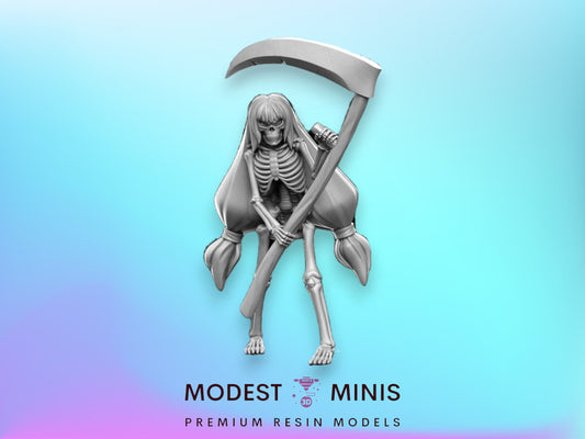 Heroine Quest Skeleton Female - 28mm 32mm Scale DnD Miniature | Dungeons and Dragons | RN Estudio