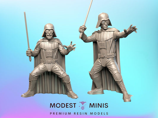 Dork Vader Survivor and Zombie - 28mm 30mm 32mm - Wasteland | Zombicide | Walking Dead | Zombie Con
