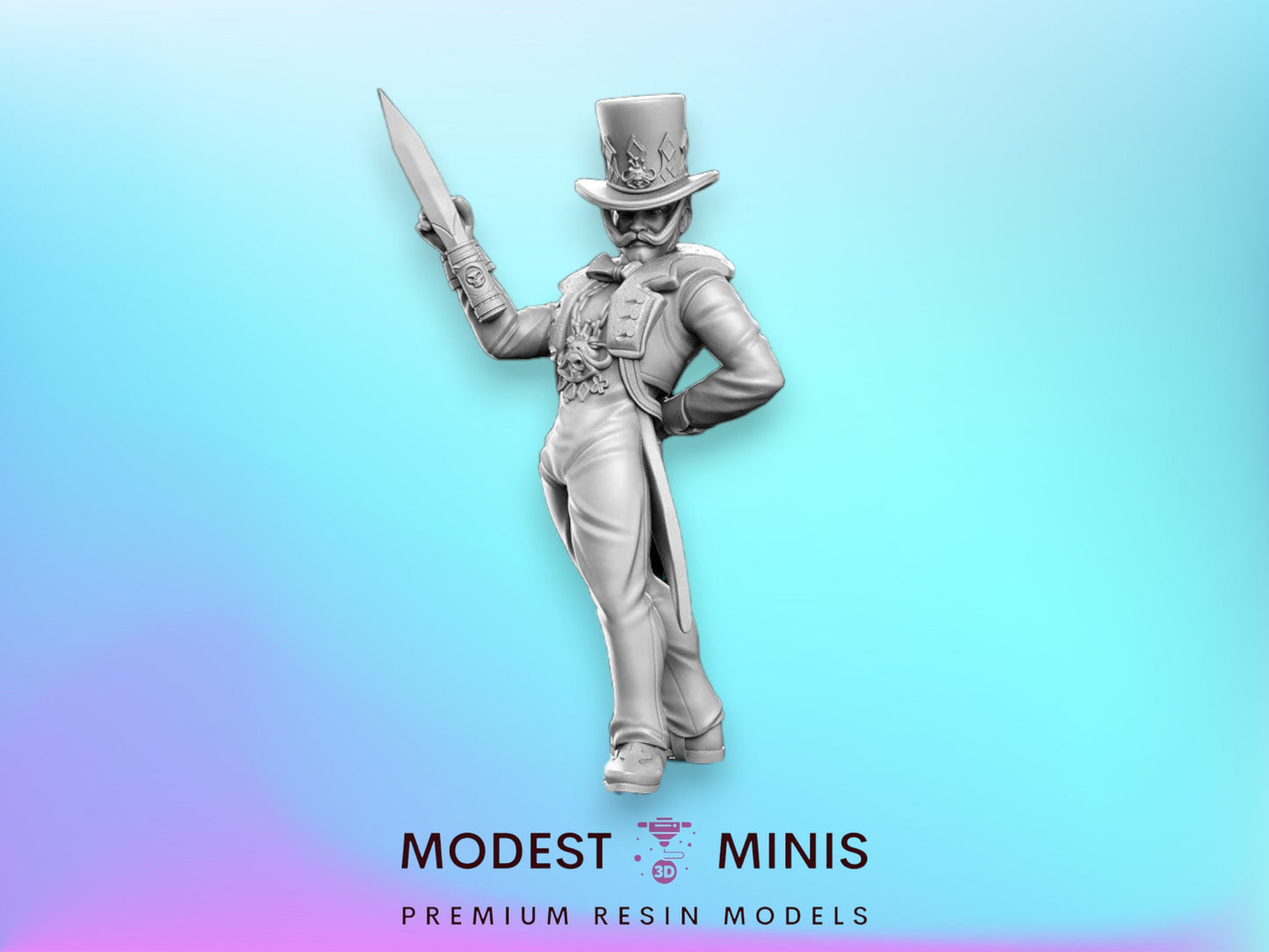 Dom Perignon - 32mm Scale DnD Miniature | Dungeons and Dragons | JRPG Mini - RN Estudio