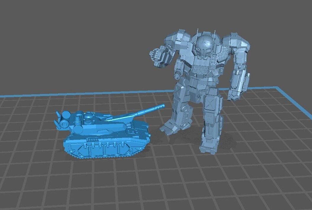 Taki Merkava Heavy Tank | 1:265 | 6mm Battletech Scale | Mecha | Sir Mortimer