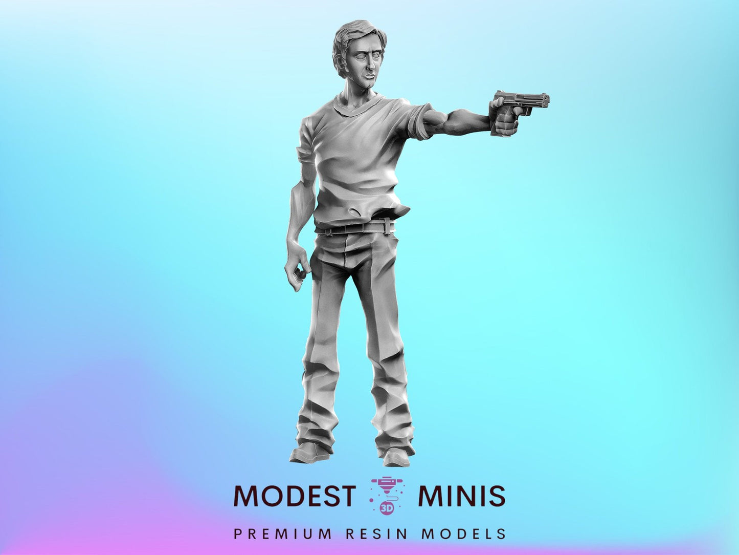 Survivor Matthew | 28mm - 100mm Scale Resin Mini | Zombicide | Vaultz