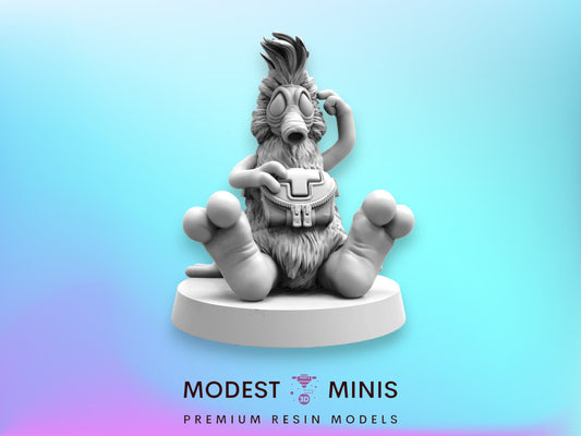 6pc Fuzzy Aliens Set - Resin Scale Alien Miniature  | Cyberpunk | Papsikels