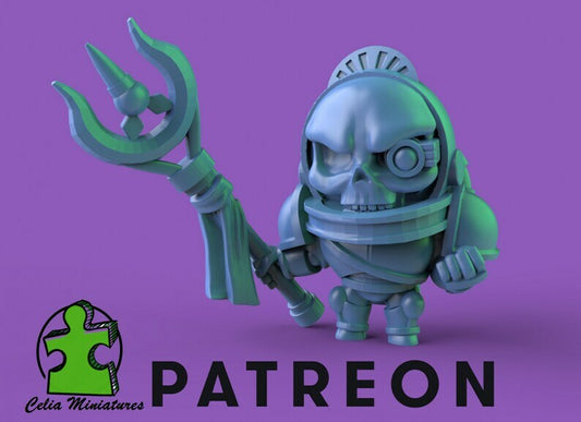 Chibi Space Soldier - 28mm - 54mm Scale