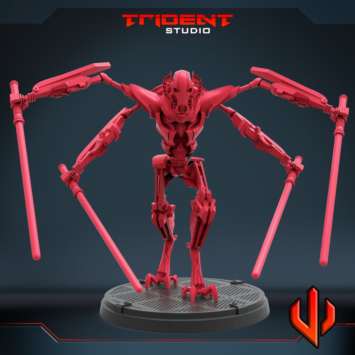 Mystical Slayer Cyborg - 28mm - 40mm Scale | RPG | Scifi  | Trident