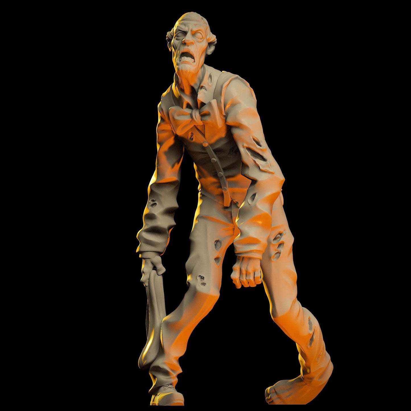 8pc Zombie Kitchen Crew Set | 28mm - 100mm Scale Resin Mini | Zombicide | Vaultz