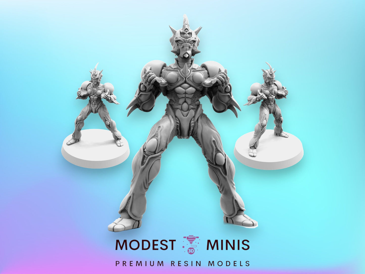 Bio Techno Man 3 C - Resin Cyberpunk Miniature  | Papsikels