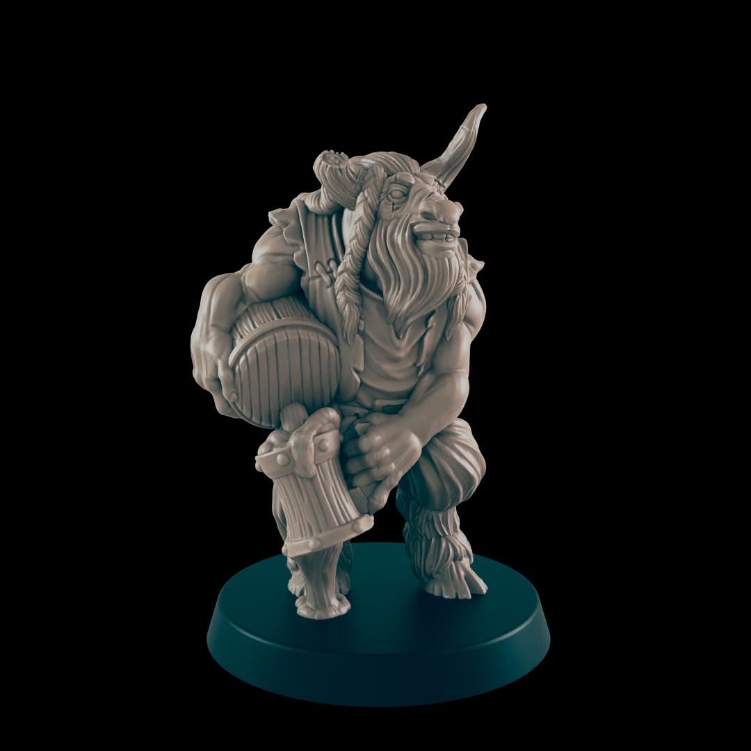Tavern Crew Set | 25mm - 100mm Scale | DnD | EC3D Fantasy Mini | Everyday Folk
