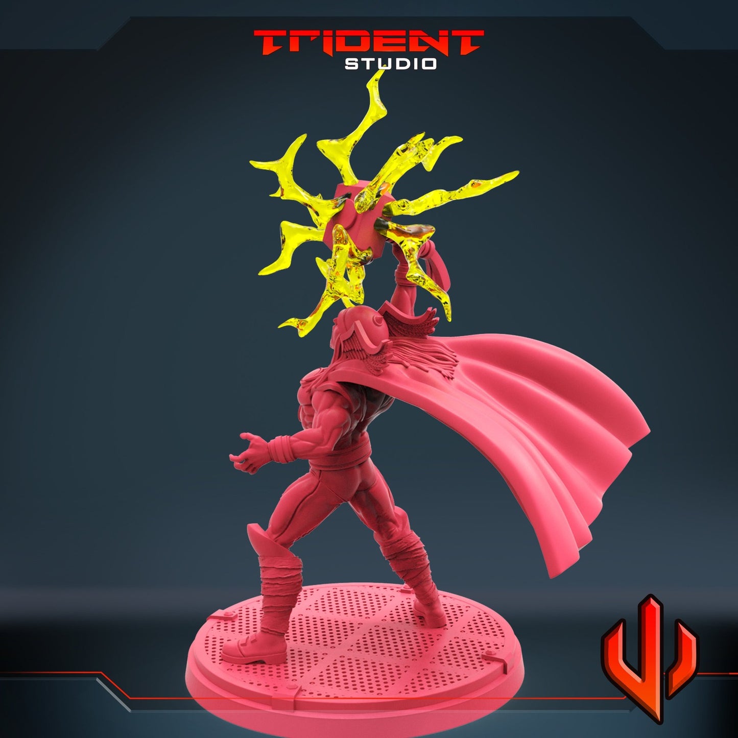 Classic God of Thunder A - 40mm  Miniature | Crisis Protocol Proxy | Trident