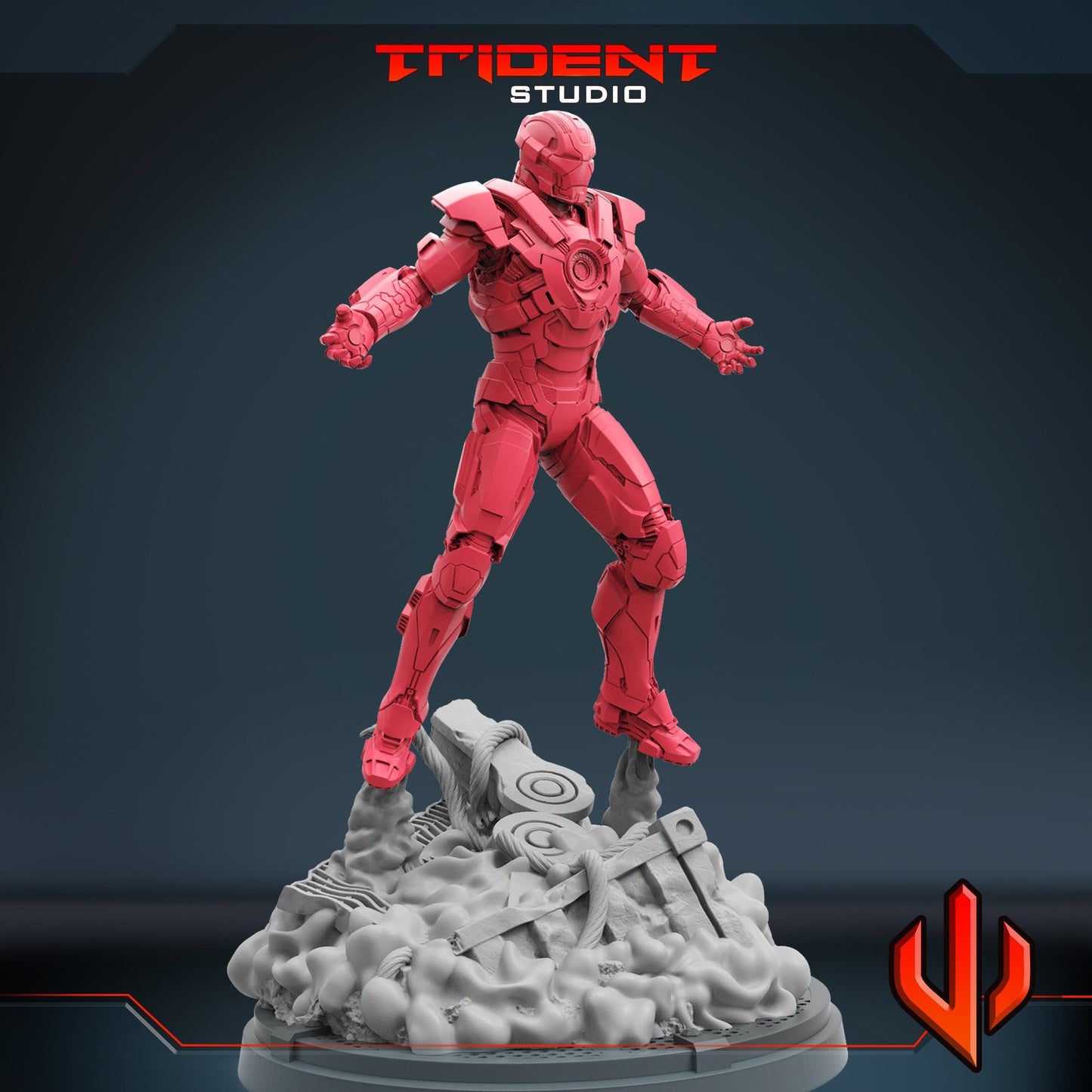 Mk17 - 40mm  Miniature | Crisis Protocol Proxy | Trident