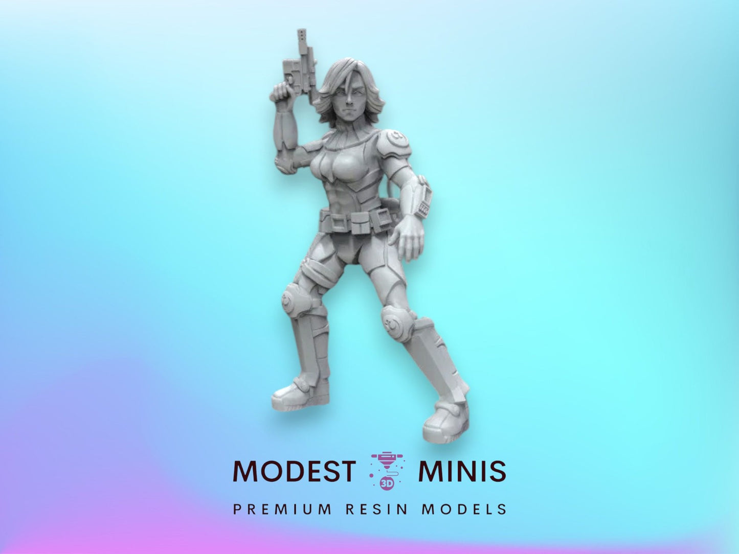 Insurgent Deena - 28mm - 40mm Scale  | Star Wars Legion Mini