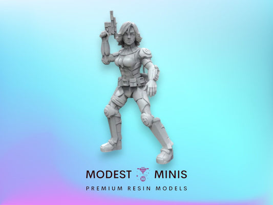 Insurgent Deena - 28mm - 40mm Scale  | Star Wars Legion Mini