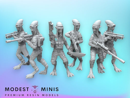 6pc Commerce Guild Commandos - 28mm - 40mm Scale  Star Wars Legion Mini