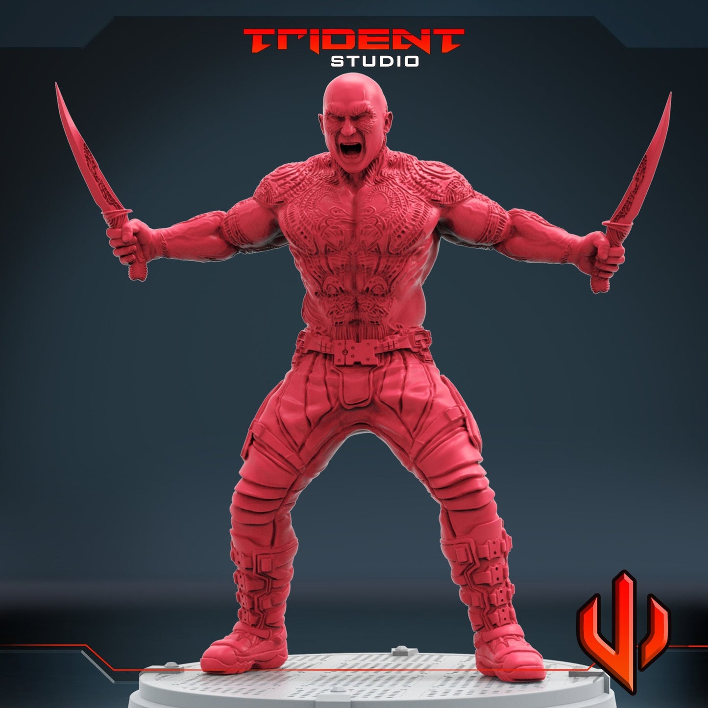 Draxent B - 40mm  Miniature | Crisis Protocol Proxy | Trident