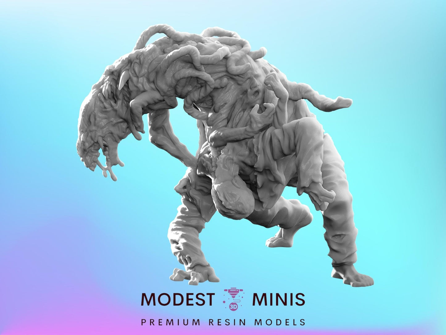 Zombie Thing Unknown Horror | 28mm - 100mm Scale Resin Mini | Zombicide | Vaultz