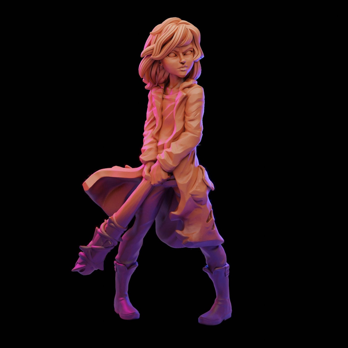 Survivor Children | 28mm - 100mm Scale Resin Mini | Zombicide | Vaultz