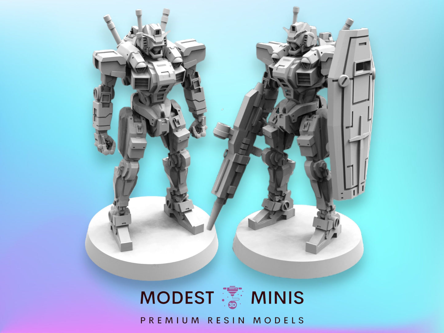 FKMSA Battle Droid PX 78-2 Unit 1 - Resin Cyberpunk Miniature  | Papsikels